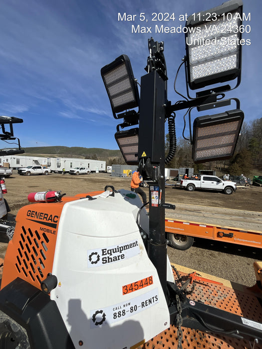 2023 Generac MLT2 Diesel, Flex Switch 120V Input, Powerzone Controller, 
(4) 320W LED Lights, 4kW Generator, 39.9 Gal Fuel Tank, 2" Ball, T3