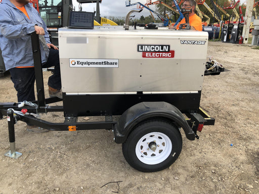 2020 Lincoln Electric Vantage 322 Welder Ready-Pak 3, w/ GPS & Decals (includes trailer, cable rack, fender light kit)