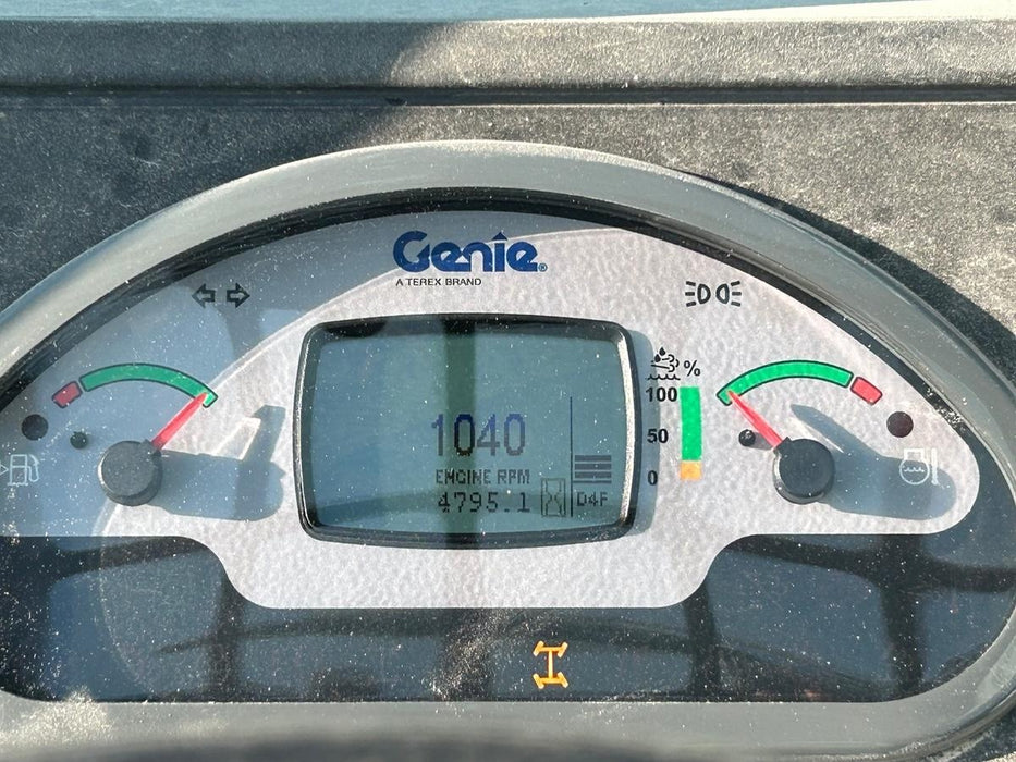 2019 Genie GTH-1056 Cab/Heat/AC, Solid RT Tires, LED Work Lights, Beacon 60" QA Carriage, 60" Forks