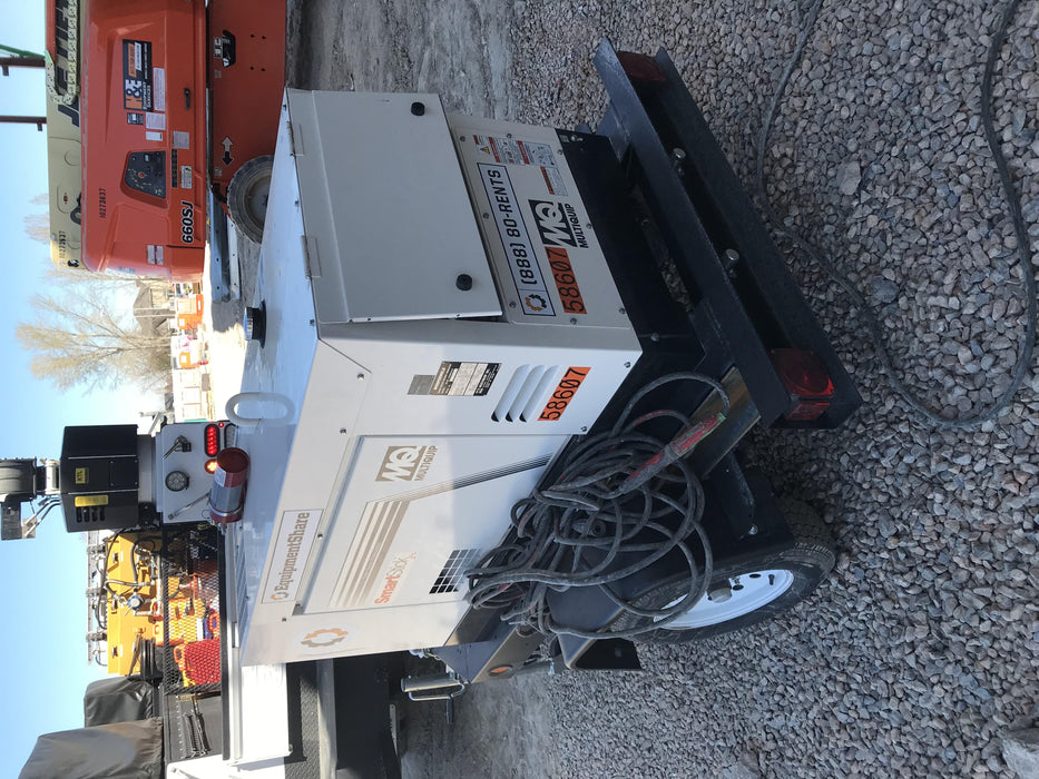 2020 Multiquip DLW400ESA4 400 amp Welder, 14kW, 120/240V, T4F Kubota, Trailer