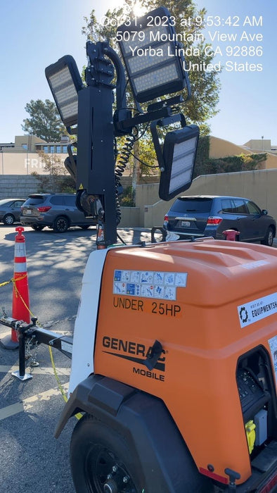 2023 Generac MLT2 Diesel, Flex Switch 120V Input, Powerzone Controller, (4) 320W LED Lights, 4kW Generator, 39.9 Gal Fuel Tank, 2" Ball, T3