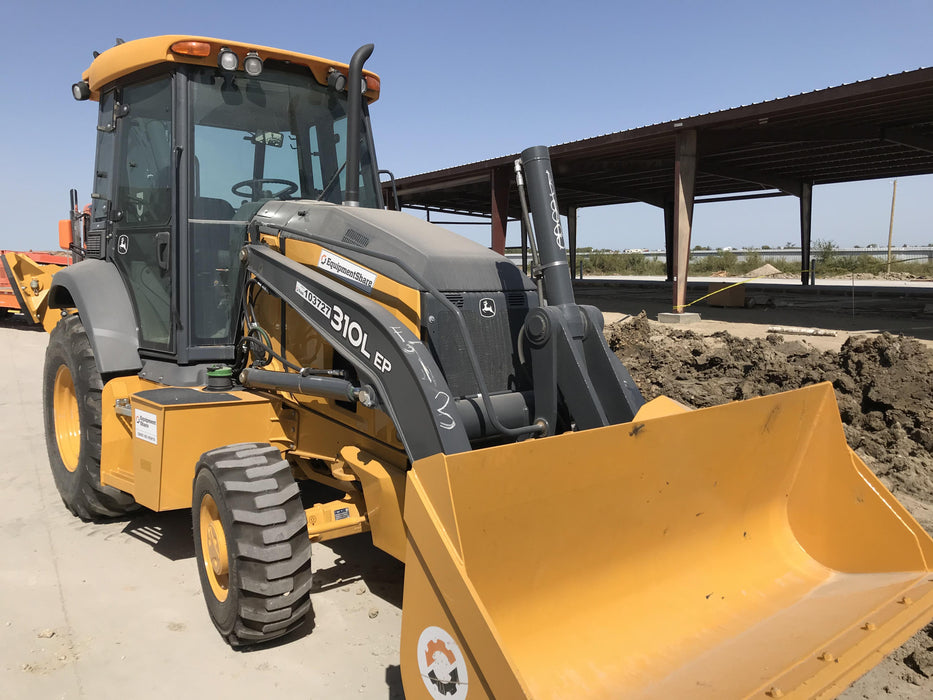 2020 John Deere 310LEP Cab/Heat/Air, 4WD, Standard Stick, Pilot Controls, 2 Way Hydraulics, TAG Manual QC