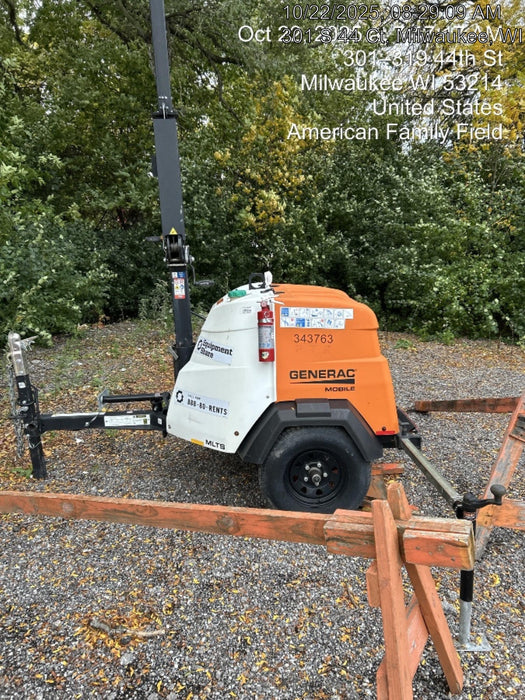 2023 Generac MLT2 Diesel, Flex Switch 120V Input, Powerzone Controller, (4) 320W LED Lights, 4kW Generator, 39.9 Gal Fuel Tank, 2" Ball, T3