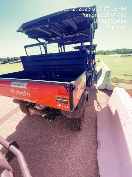 2022 Kubota RTV-X1140W-H Plastic Canopy, Windshield Acrylic Clear, LED Strobe Light, Wire Harness Kit, Back up Alarm