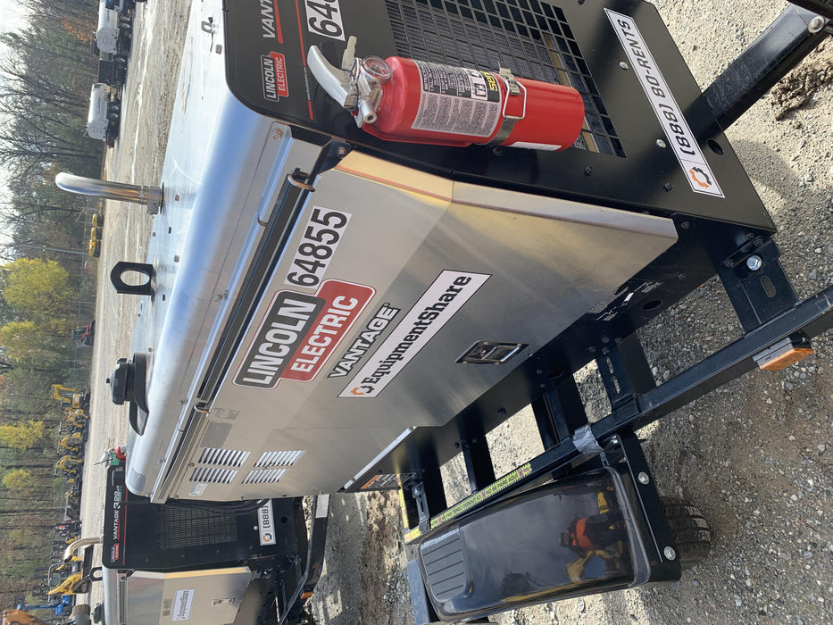 2020 Lincoln Electric Vantage 322 Welder Ready-Pak 3, w/ GPS & Decals (includes trailer, cable rack, fender light kit)