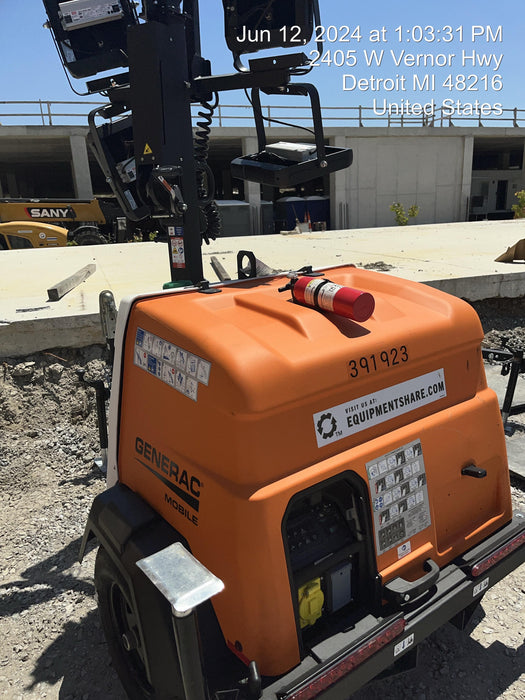 2024 Generac MLT2 Diesel, Flex Switch 120V Input, Powerzone Controller, 
(4) 320W LED Lights, 4kW Generator, 39.9 Gal Fuel Tank, 2" Ball, T3