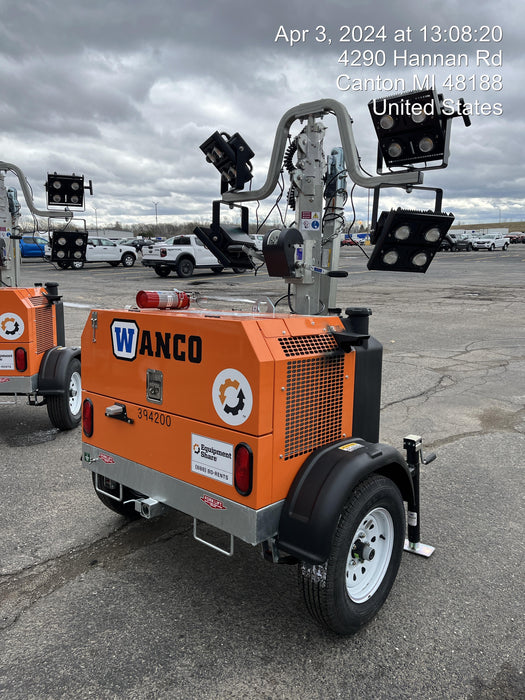 2024 Wanco WLTT-4MM4K Diesel, Deep Sea Controller, Shore Power Plug, Auto Start, (4) 350W LED Floodlights, 4kW Generator, 60 Gal Fuel Tank, 2" Ball, T3