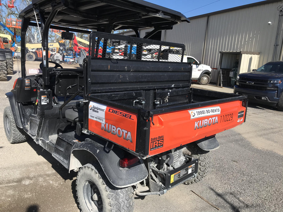 2020 Kubota RTV-X1140W-H Canopy, 4-Seater, Diesel, Windshield Acrylic Clear, Strobe Light, Backup Alarm