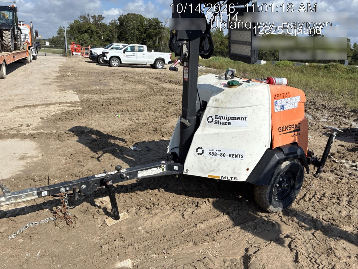 2025 Generac MLTS-4 Diesel, Mitsubishi L2E, 7.1 hp @1800 rpm, Flex Switch 120V Input, Powerzone Controller, (4) 320W LED Lights, 4kW Generator, 39.9 Gal Fuel Tank, 2" Ball, ES Decals