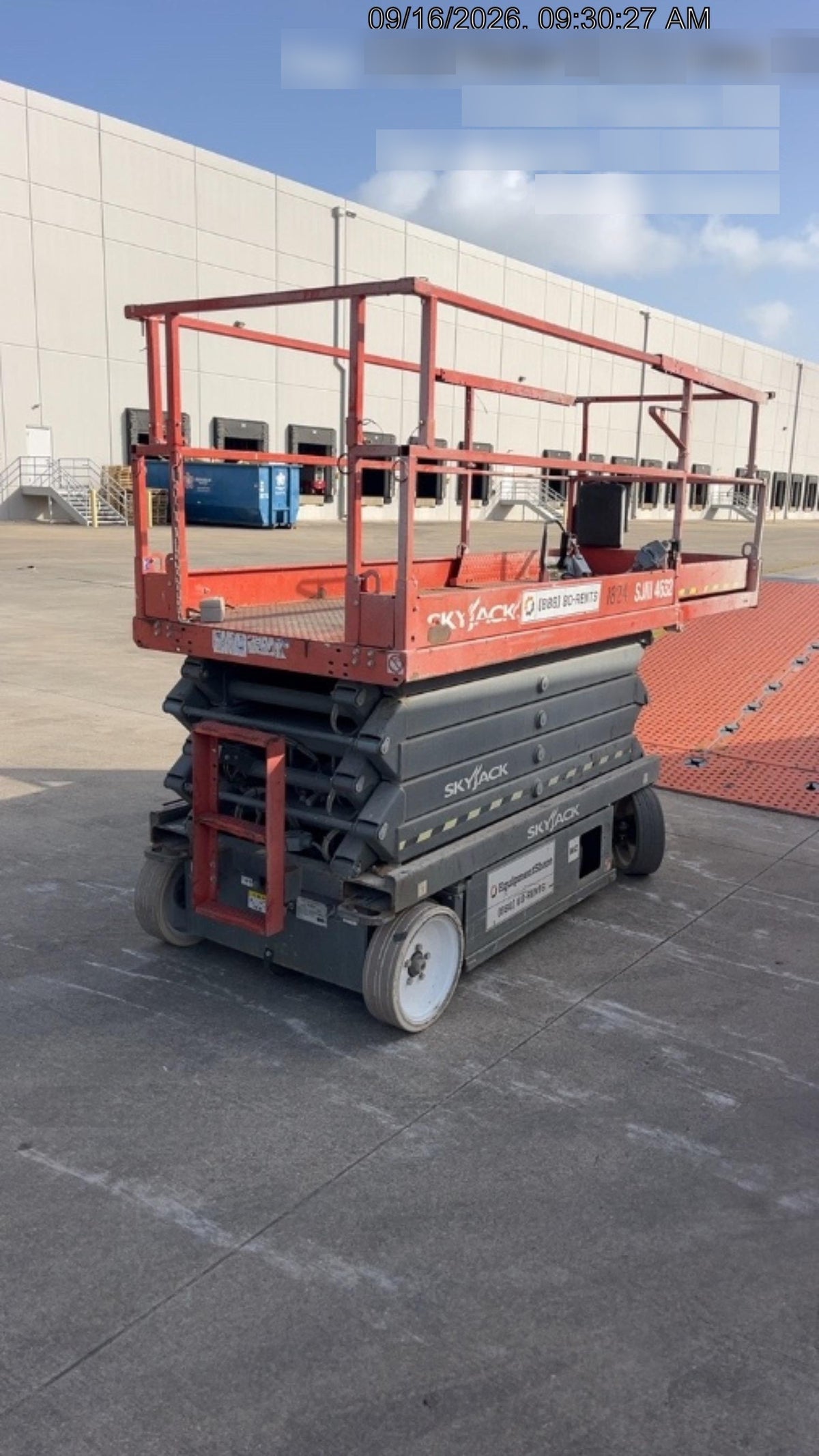 2016 Skyjack SJIII-4632 Skyjack SJ4632 Scissor Lift