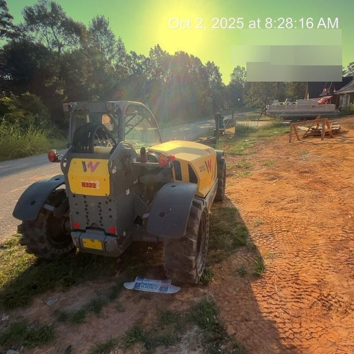 2018 Wacker Neuson TH627 Wacker Neuson TH627 Telehandler w/Canopy, Solid Tires, 48" Carriage and Forks