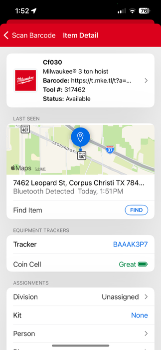 2023 HARRINGTON CF030-10