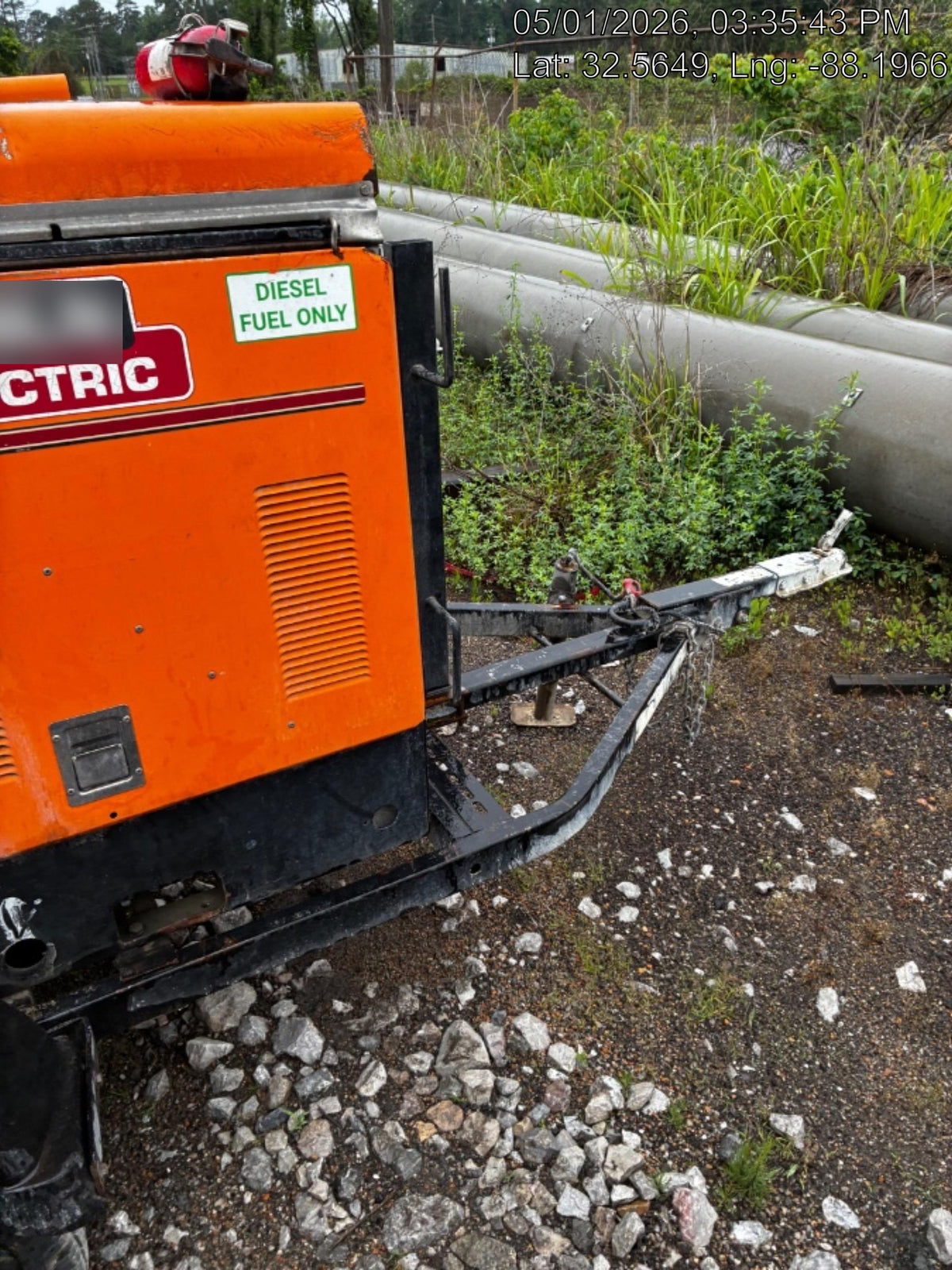 2021 Lincoln Electric Vantage 549X Ready Pak 3, ORANGE (includes trailer, cable rack, fender light kit)
