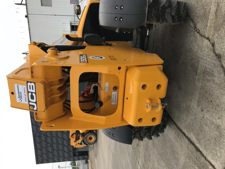 2020 JCB 506-36 Cab/Heat/Air, 74 HP, Solid Tires, STD Worklight, Beacon, Aux Hydraulics, Lifting Eye, Back up Alarm w/48" Carriage/48" Forks