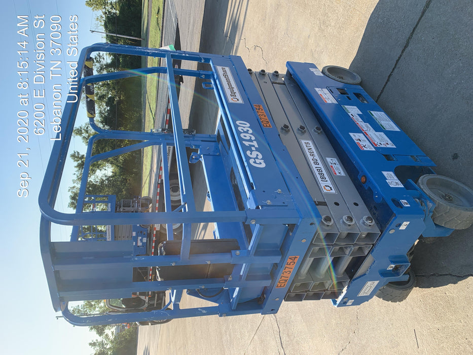 2020 Genie GS-1930 Fixed rails with chain entry gate - Pre A92.20