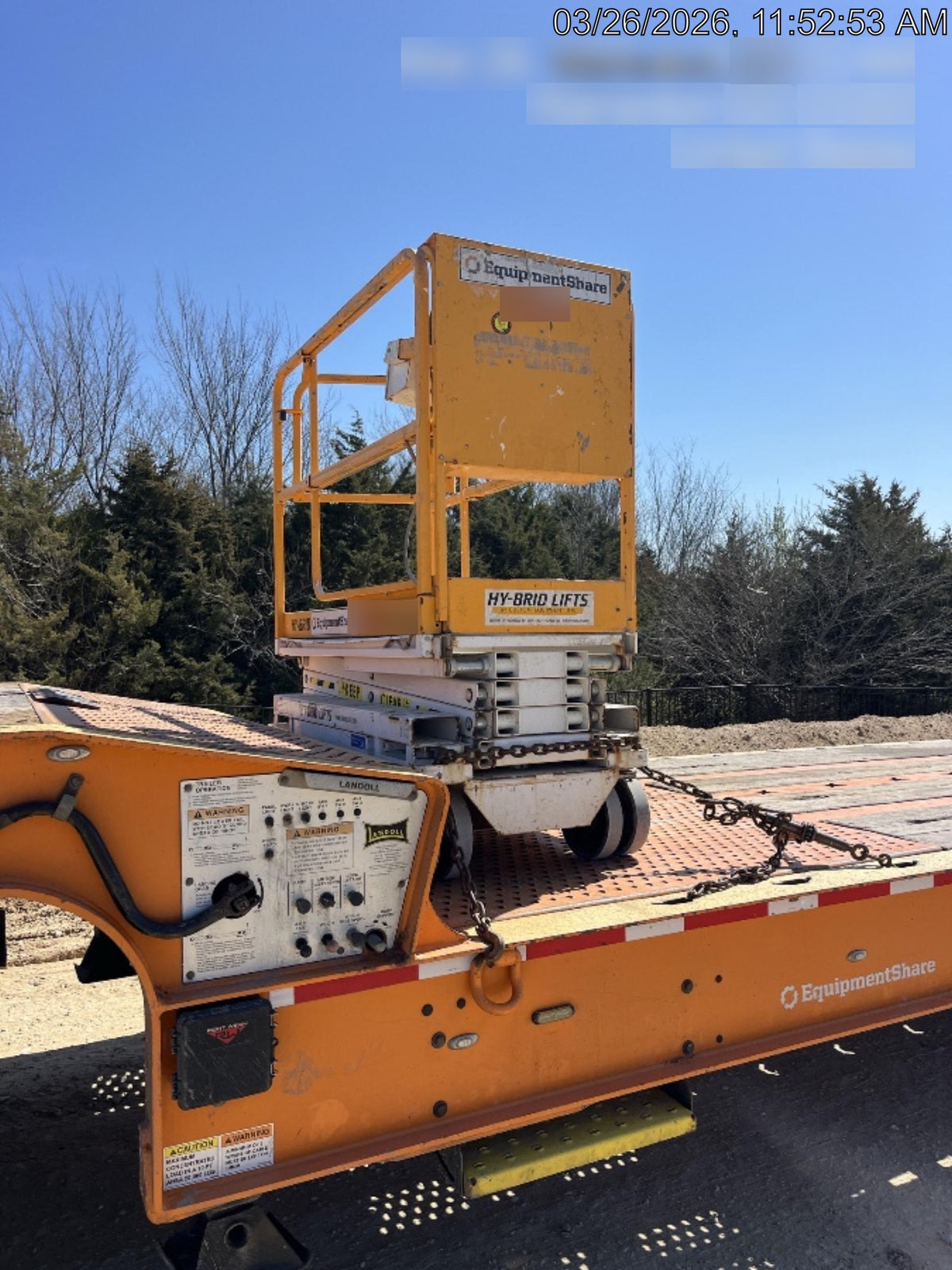 Custom Equipment HB-1430 Hy-Brid Scissor Lift
Platform capacity up to 670 lbs
Working height up to 20 ft
Weighs under 1,700 lbs
Non-marking wheels