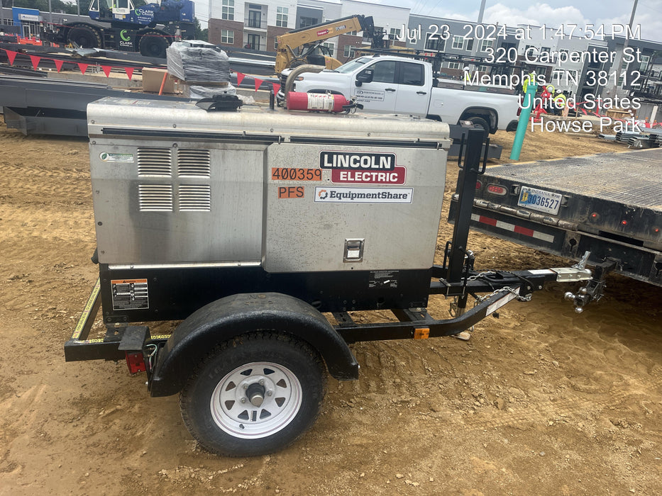 2024 Lincoln Electric LE400 Kubota V1505, Trlr, Cable Rack, Light Kit, ES Decals, T3