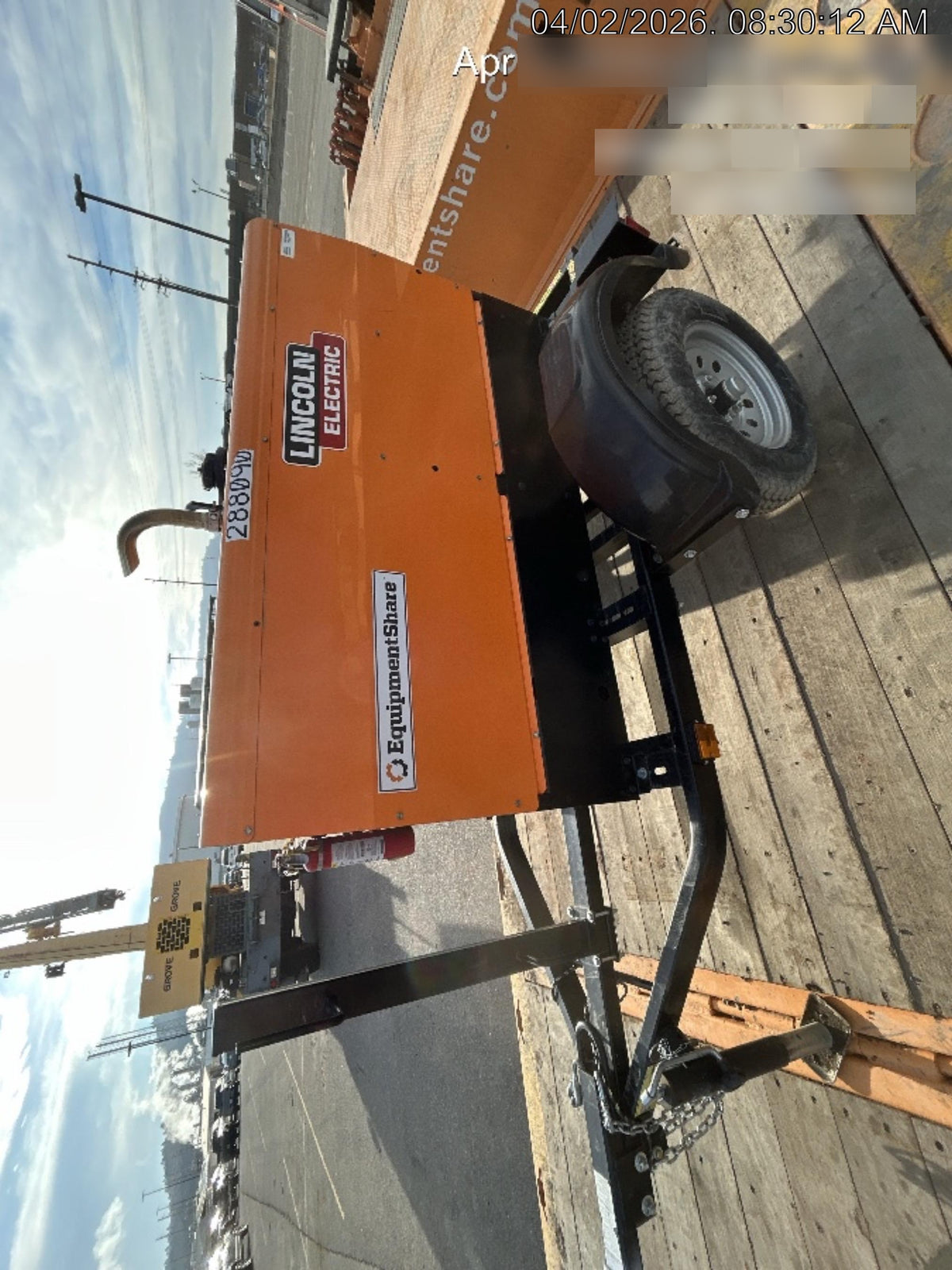 2023 Lincoln Electric LE400 Kubota V1505, Trlr, Cable Rack, Light Kit, ES Decals, T3