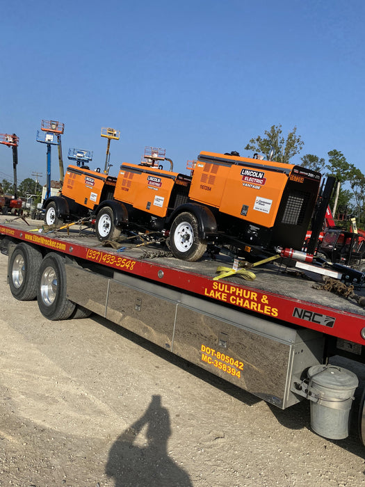 2021 Lincoln Electric Vantage 322 Vantage 322 Ready Pak 3 w/ Decals, ORANGE (includes trailer, cable rack, fender light kit) NO Telematics
