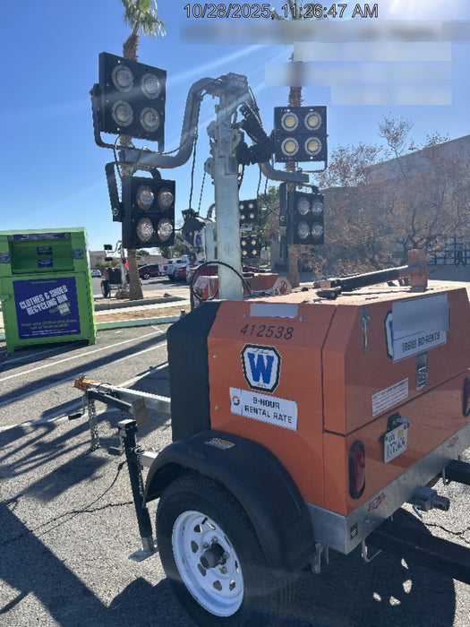 2024 Wanco WLTT-4MM4K Diesel, Deep Sea Controller, Shore Power Plug, Auto Start, (4) 350W LED Floodlights, 4kW Generator, 60 Gal Fuel Tank, 2" Ball, T3