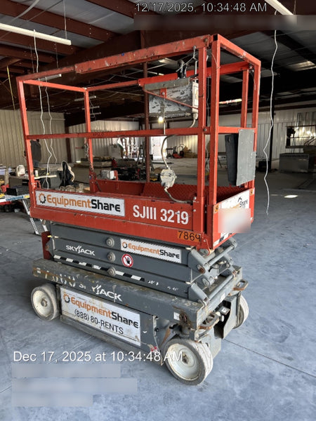 2018 Skyjack SJIII-3219 Skyjack SJIII3219 Scissor Lift w/Trojan Batteries