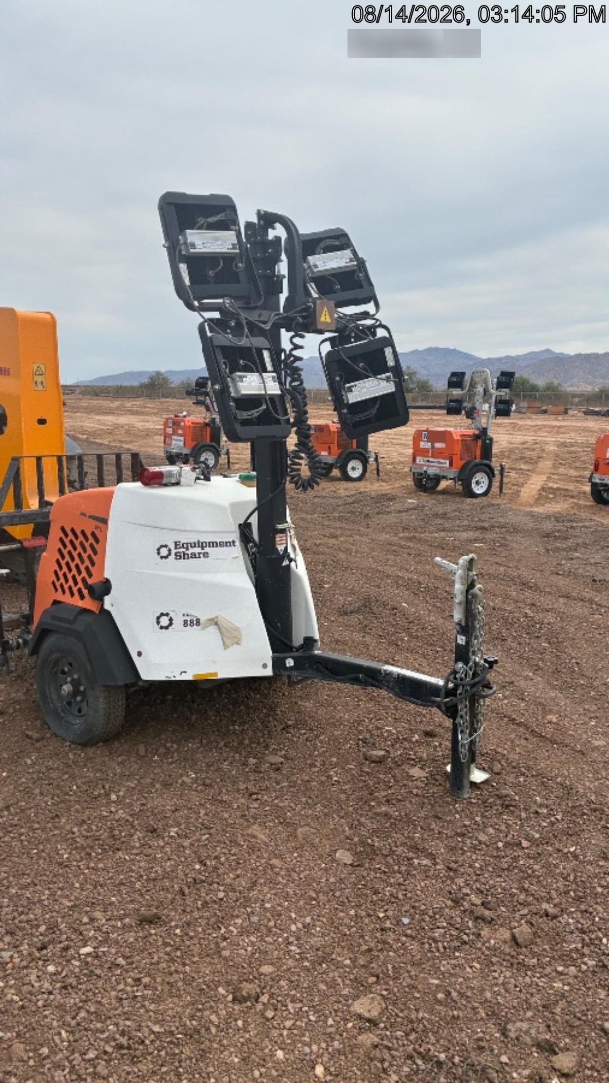 2023 Generac MLT2 Diesel, Flex Switch 120V Input, Powerzone Controller, 
(4) 320W LED Lights, 4kW Generator, 39.9 Gal Fuel Tank, 2" Ball, T3