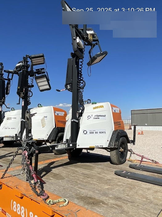 2024 Generac MLT2 Diesel, Flex Switch 120V Input, Powerzone Controller, 
(4) 320W LED Lights, 4kW Generator, 39.9 Gal Fuel Tank, 2" Ball, T3