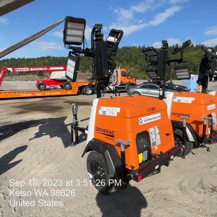 2023 Generac MLT2 Diesel, Flex Switch 120V Input, Powerzone Controller, (4) 320W LED Lights, 4kW Generator, 39.9 Gal Fuel Tank, 2" Ball, T3