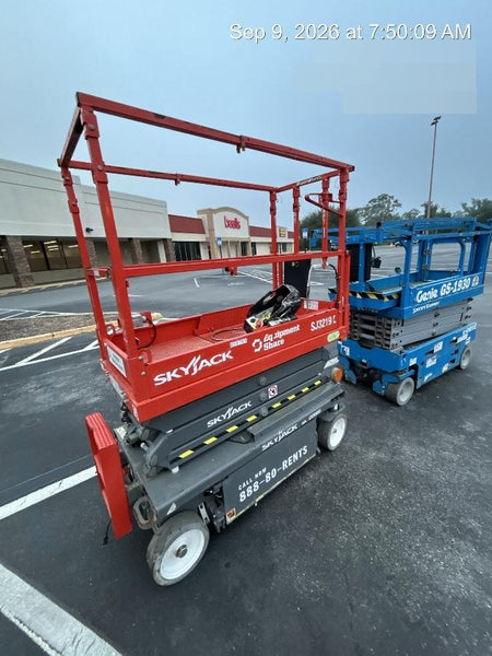 2024 Skyjack SJ3219 Electric Drive, Sld NM Tires, DBcns, RFRails, Power to Platform, T3 + Access Control