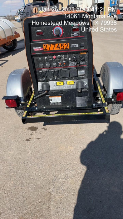 2022 Lincoln Electric LE400 Kubota V1505, Trlr, Cable Rack, Light Kit, ES Decals, T3