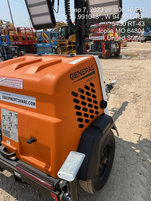 2023 Generac MLT2 Diesel, Flex Switch 120V Input, Powerzone Controller, (4) 320W LED Lights, 4kW Generator, 39.9 Gal Fuel Tank, 2" Ball, T3