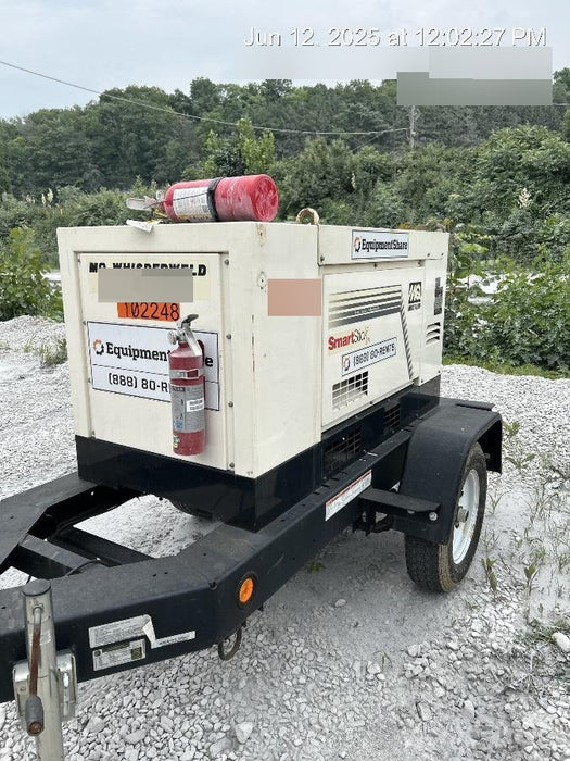 2020 Multiquip DLW400ESA4 400 amp Welder, 14kW, 120/240V, T4F Kubota, Trailer