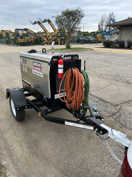 2024 Lincoln Electric LE400 Kubota V1505, Trlr, Cable Rack, Light Kit, ES Decals, T3