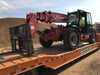 2020 Manitou MTA12055SER3 Cab/Heat/Air, Solid Tires, Amber Strobe, Lift Hook w/66" Carriage, 60" Forks