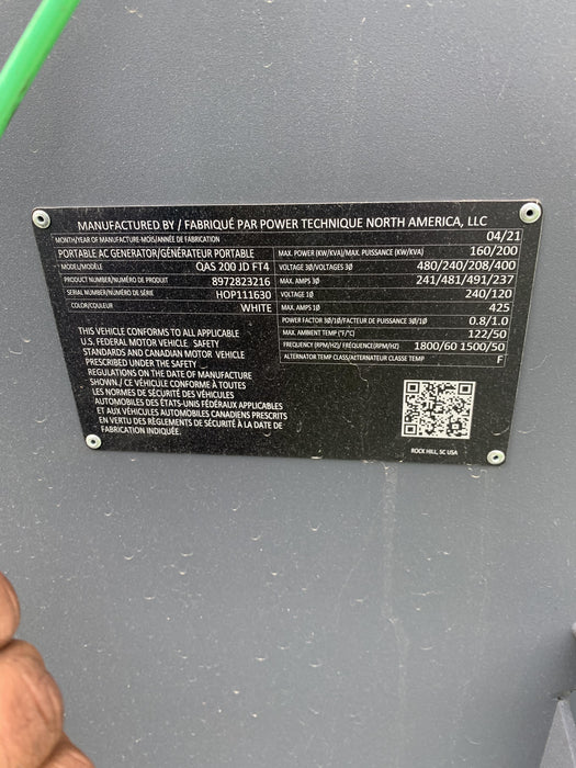 2021 ATLAS COPCO QAS200