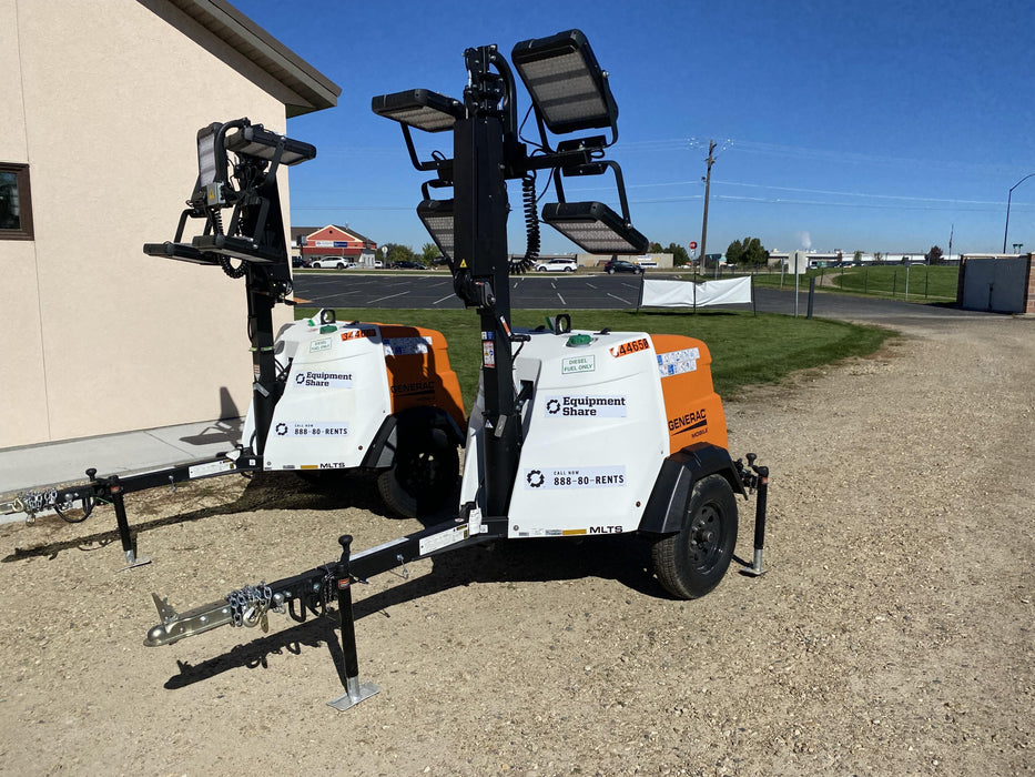 2023 Generac MLT2 Diesel, Flex Switch 120V Input, Powerzone Controller, (4) 320W LED Lights, 4kW Generator, 39.9 Gal Fuel Tank, 2" Ball, T3
