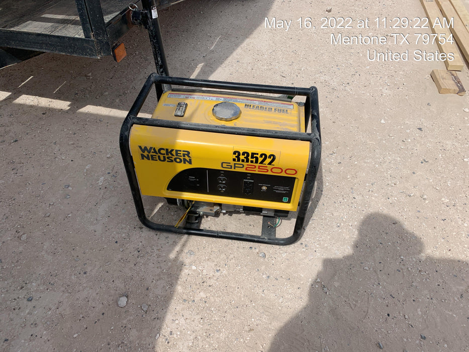 2019 WACKER NEUSON GP2500A