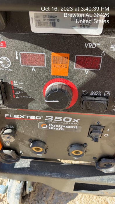 2023 LINCOLN ELECTRIC FLEXTEC 350X