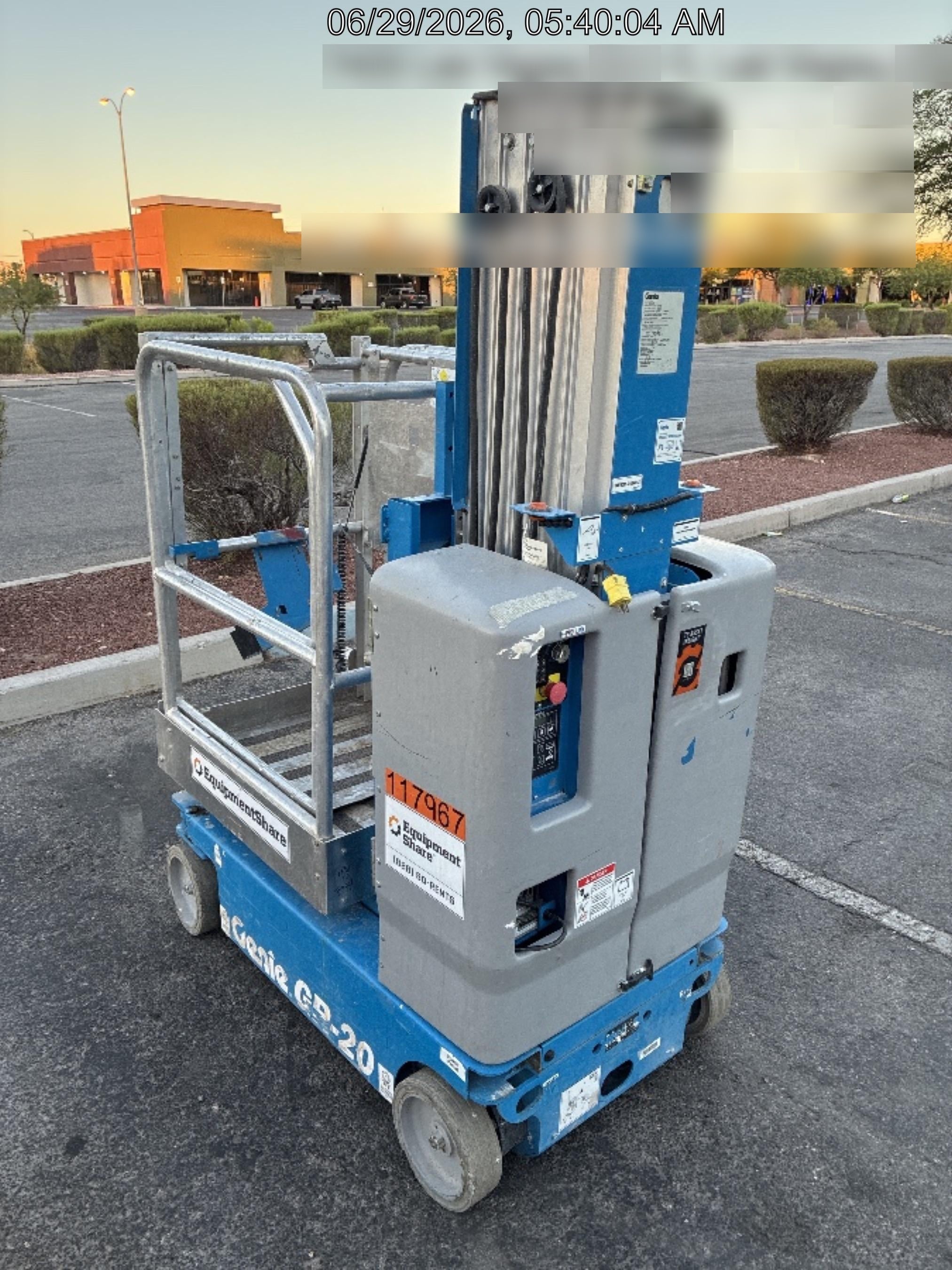2020 GENIE GR-20