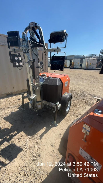 2024 Wanco WLTT-4MM4K Diesel, Deep Sea Controller, Shore Power Plug, Auto Start, (4) 350W LED Floodlights, 4kW Generator, 60 Gal Fuel Tank, 2" Ball, T3