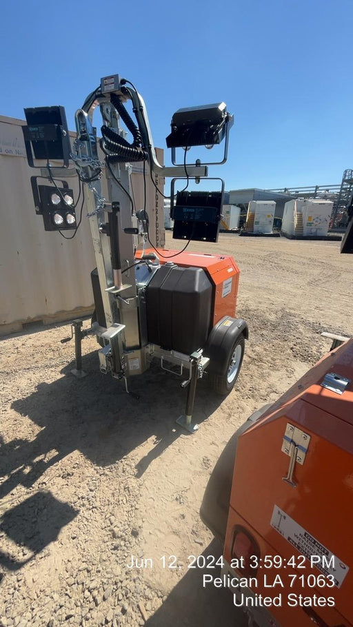 2024 Wanco WLTT-4MM4K Diesel, Deep Sea Controller, Shore Power Plug, Auto Start, (4) 350W LED Floodlights, 4kW Generator, 60 Gal Fuel Tank, 2" Ball, T3