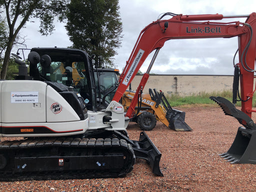 2020 Link-Belt 80X3EX 7'2" ARM, 17.7" rubber tracks, Multi function aux hydraulics