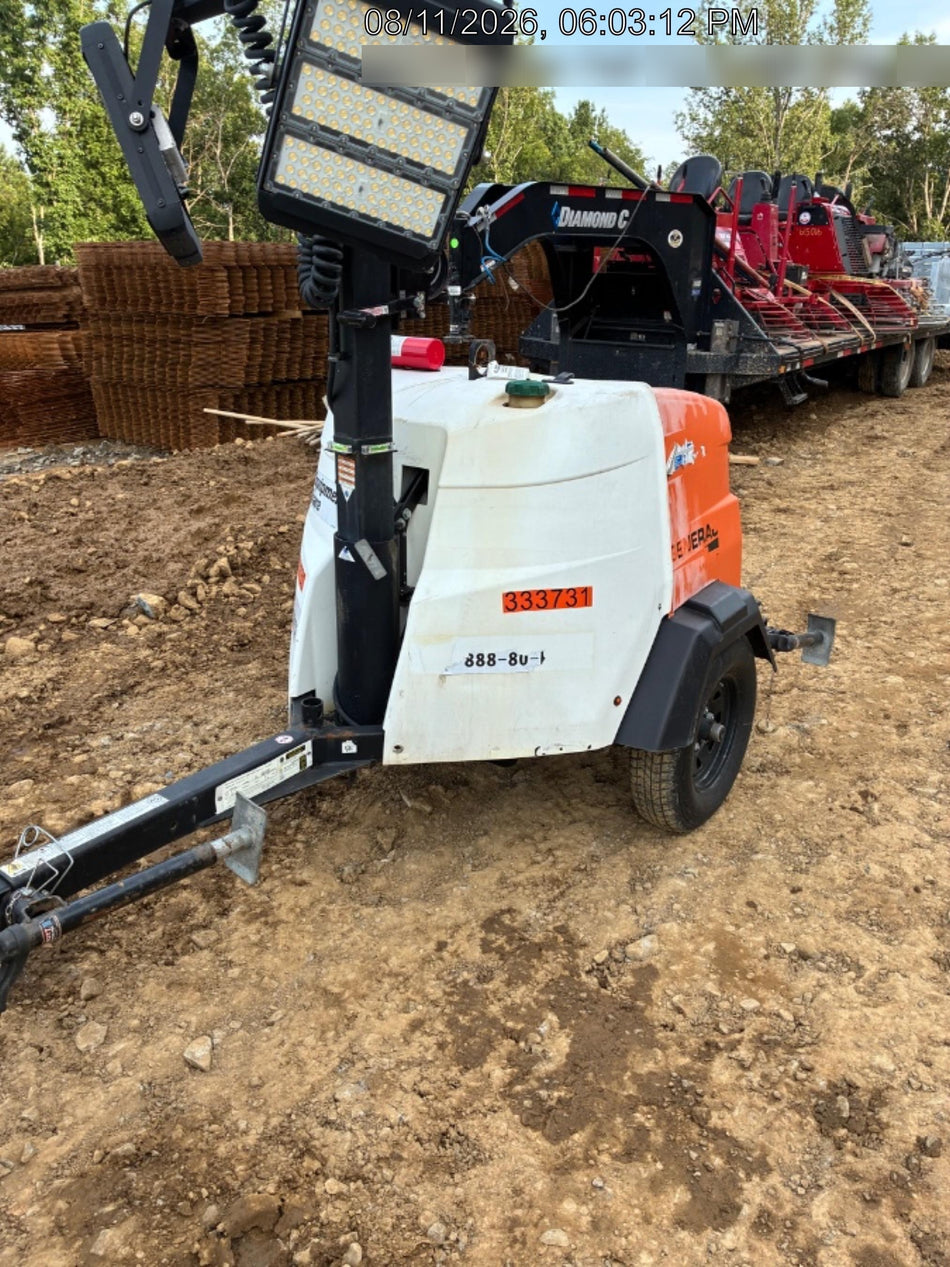 2023 Generac MLT2 Diesel, Flex Switch 120V Input, Powerzone Controller, (4) 320W LED Lights, 4kW Generator, 39.9 Gal Fuel Tank, 2" Ball, T3