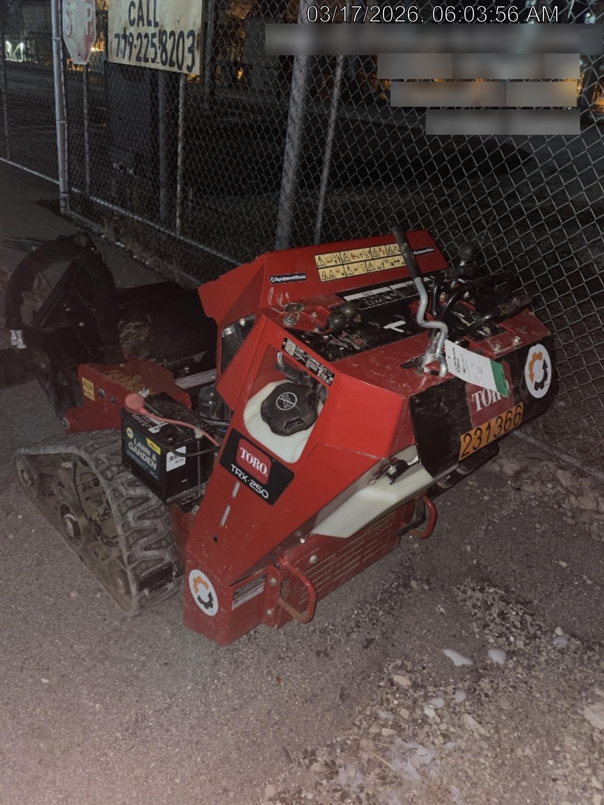 2022 TORO TRX-250