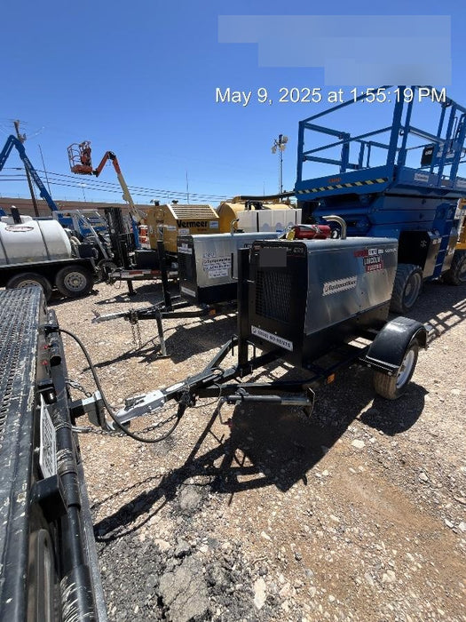 2019 Lincoln Electric Vantage 322 Welder Ready-Pak 3, Two wheel trailer, Fender and Light kit, Cable Rack