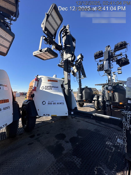 2023 Generac MLT2 Diesel, Flex Switch 120V Input, Powerzone Controller, 
(4) 320W LED Lights, 4kW Generator, 39.9 Gal Fuel Tank, 2" Ball, T3