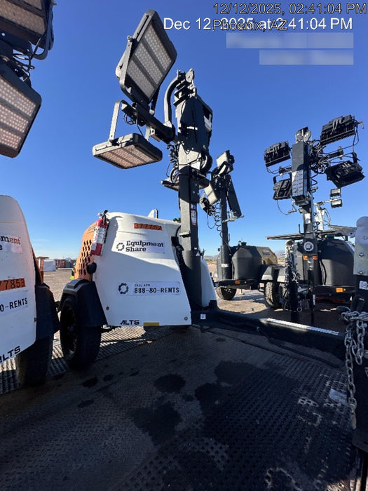 2023 Generac MLT2 Diesel, Flex Switch 120V Input, Powerzone Controller, 
(4) 320W LED Lights, 4kW Generator, 39.9 Gal Fuel Tank, 2" Ball, T3