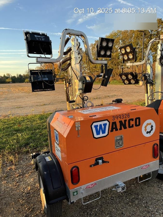 2024 Wanco WLTT-4MM4K Diesel, Deep Sea Controller, Shore Power Plug, Auto Start, (4) 350W LED Floodlights, 4kW Generator, 60 Gal Fuel Tank, 2" Ball, T3