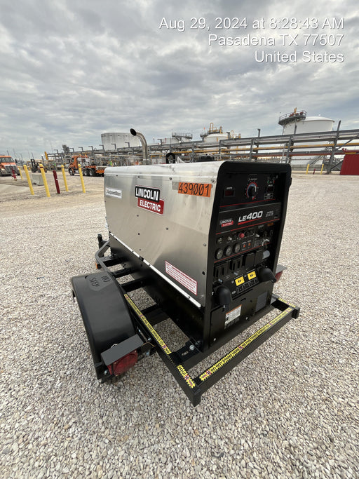 2024 Lincoln Electric LE400 Kubota V1505, Trlr, Cable Rack, Light Kit, ES Decals, T3