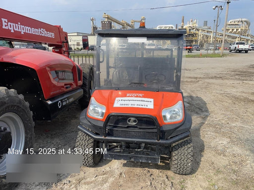 2021 Kubota RTV-X1140W-H Plastic Canopy, Windshield Acrylic Clear, LED Strobe Light, Wire Harness Kit, Back up Alarm